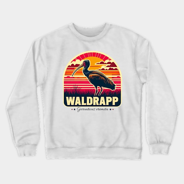 Protect the Waldrapp: Endangered Beauty Crewneck Sweatshirt by TRACHLUIM